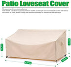 F&J Outdoors 2-Seater Patio Loveseat Covers - Image 2