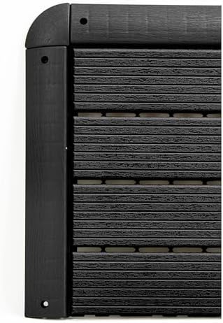 FloorPops Edge Strip Interlocking Deck Tiles, Dark Grey - Image 3