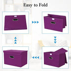 STOREONE Fabric Storage Cube Bins Foldable Organizer Container Collapsible - Image 6