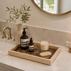 YMXYJM Real Natural Marble Tray - Image 2