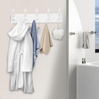 Kuhome 2pcs Coat Rack Wall Mount Coat Hooks Wooden Hat Rack - Image 6