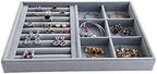 Gray Velvet Stackable Organizer Premium Quality Stackable Tray - Image 2