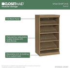 ClosetMaid Modular Storage Stackable Shoe Shelf Unit - Image 5