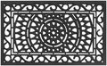 Sunburst Rubber Doormat by Unknown