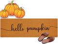 Fall 48''x16'' Long Doormat for Entrance Entry, Hello Pumpkin by Unknown