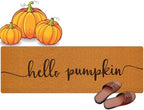 Fall 48''x16'' Long Doormat for Entrance Entry, Hello Pumpkin by Unknown