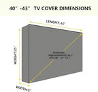 MENKOW Outdoor Waterproof TV Cover - Image 3