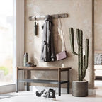 Umbra Flip Coat Rack, Wall Mount 8-Hook, Space Saving - Image 3
