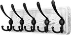 SKOLOO Rustic Wall Mounted Coat Rack: 16" Stud Spacing, Pine Real Wood Plank by SKOLOO