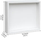 HofferRuffer Faux Leather Vanity Tray, Elegant Desktop Storage Organizer - Image 2