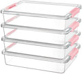 Vtopmart 4 Pack 6 Qt Plastic Storage Bins by Vtopmart