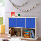 Foldable Storage Cubes Bins, 11 Inch Cloth Storage Cube Fabric Storage Box - Image 4