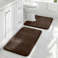 HUXMEYSON Bathroom Rugs Sets 2 Piece, Non-Slip & Quick Dry Bath Mat Set by HUXMEYSON