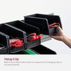 IRIS USA 12-Pack, Small Stackable Storage Bins - Image 2