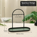 Shinpuru Key Holder Tray, Metal Stand - Image 2