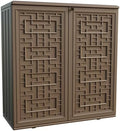 Mrosaa Indoor Outdoor Storage Cabinet Waterproof by Mrosaa