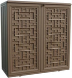 Mrosaa Indoor Outdoor Storage Cabinet Waterproof by Mrosaa