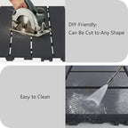 44 Pack Interlocking Deck Tiles, Easy Snap All-Weather Outdoor Deck Tiles - Image 4