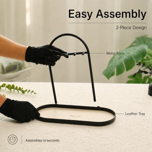 Shinpuru Key Holder Tray, Metal Stand - Image 3