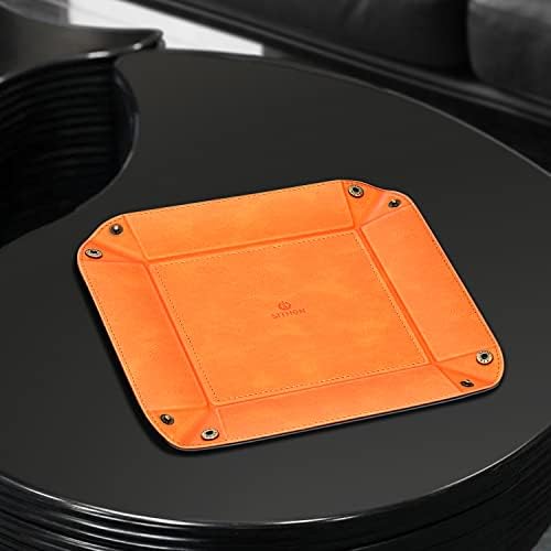 SITHON Valet Tray Desktop Storage Organizer Nightstand Caddy Holder - Image 6