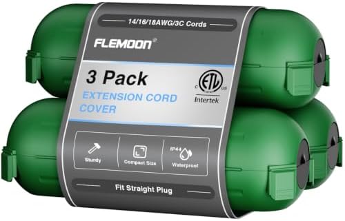 Flemoon Outdoor Extension Cord Safety Cover by FLEMOON