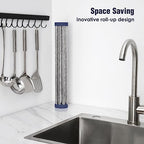 Tomorotec Roll Up Dish Drying Rack Over Sink, 304 Steel - Image 3