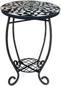 LIFFY Outdoor Side Table, Indoor Small Decorative Plant Stand & End Table by LiffyArt