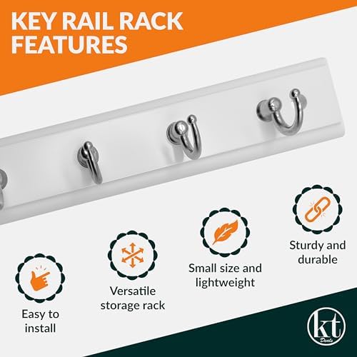 Wall Mounted Key Rack Rail Hanger Key Holder Wall Mount - Image 4