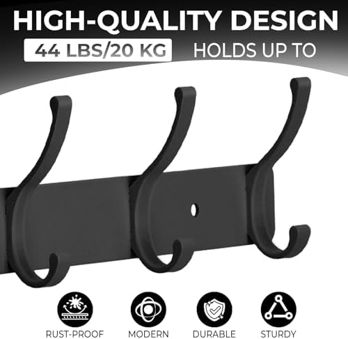 Wall Mount Coat Rack 2 Pack - Image 3