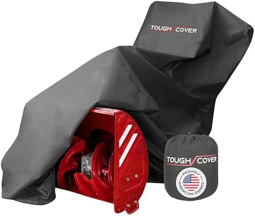 Tough Cover Snow Blower Cover, Premium 600D, XL Fit by ToughCover