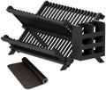 Greenual Black Bamboo Dish Drying Rack by Greenual