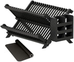Greenual Black Bamboo Dish Drying Rack by Greenual