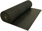 Rubber-Cal Diamond-Plate Rubber Flooring Roll - 3 mm x 4 ft x 1 ft Roll - Black - Image 4