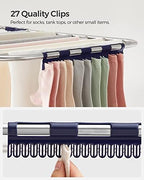 SONGMICS Clothes Drying Rack, Foldable 2-Level Stee Laundry Drying Rack - Image 5