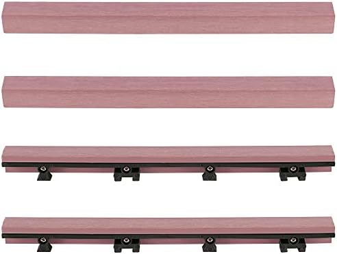 1 in. x 1 ft. Quick Deck Composite Deck Tile Straight Trim - Image 2