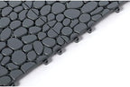 Interlocking Cobbled Stone Look Garden Pathway Tiles, Decorative Floor Grass - Image 5