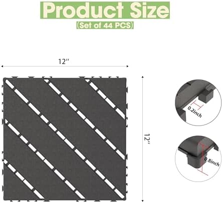 Deck Tiles, Waterproof Patio Flooring - Image 2