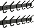 Coat Rack Wall Mount – 17 Inch Stainless Steel Hook Rail by SAYONEYES