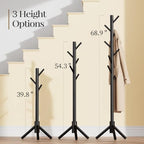 Pipishell Solid Wooden Coat Rack Freestanding - Image 3