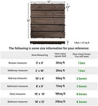 Yaheetech 44PCS Interlocking Deck Tiles Outdoor Patio Floor - Image 6