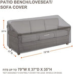 Loveseat Cover All Weather Waterproof UV Resistant - Image 3