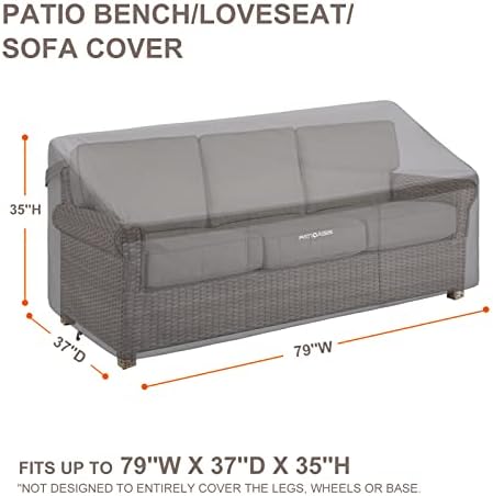 Loveseat Cover All Weather Waterproof UV Resistant - Image 3