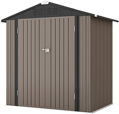 Patiowell 6x4 FT Outdoor Storage Shed, Garden Tool Storage Shed by Patiowell