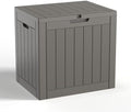 40 Gallon Lockable Outdoor Deck Box, Waterproof Weatherproof Resin Storage by MAIUSCOLI