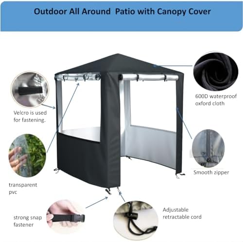 Waterproof Dustproof Cover for Outdoor Patio Canopy - Image 3