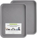 Boot Tray 2 Packs All Seasons Multi-Purpose, Waterproof Boot Trays by PETABBY