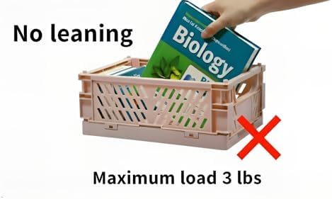 4 Pack Mini Foldable Plastic Small Baskets - Image 2
