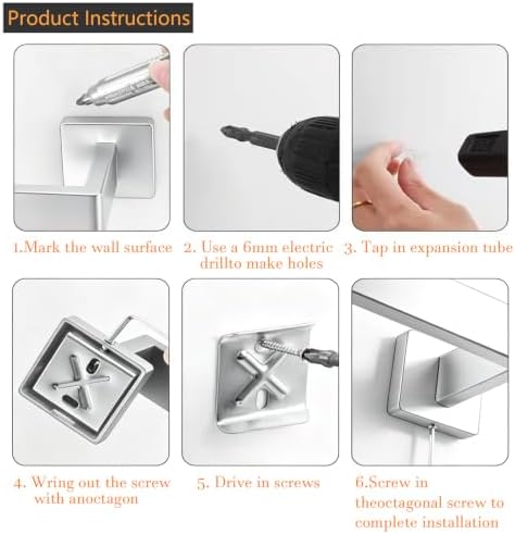JOPOFI 2 Piece Towel Hook - Image 7