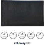Calloway Mills 153483660 Rubber Ridge Scraper Doormat 3' x 5' - Image 6