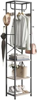 Coat Rack Freestanding, Hall Tree by ELYKEN